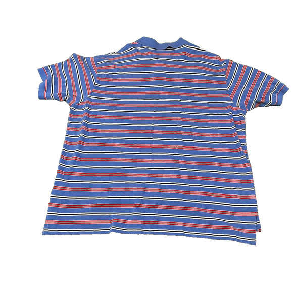 Polo by Ralph Lauren Vintage Striped Polo Shirt Yellow Pony Y2K 2000s 3XLT - Picture 6 of 6